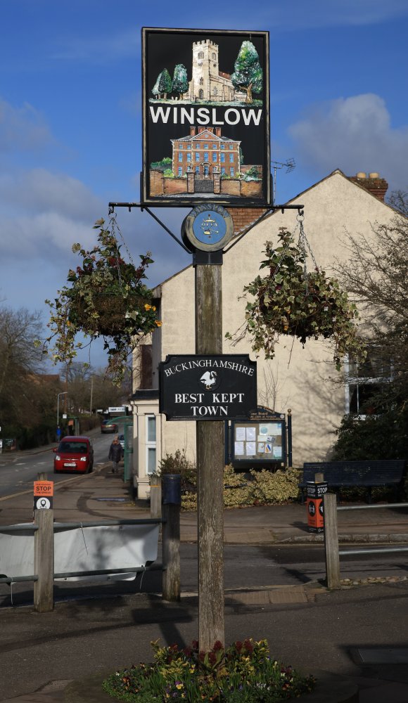 Best Kept Town sign